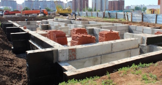 Фундаменты промышленных зданий в Михайловке цена от 24656 руб. - заказать строительство фундамента промздания под стальные колонны